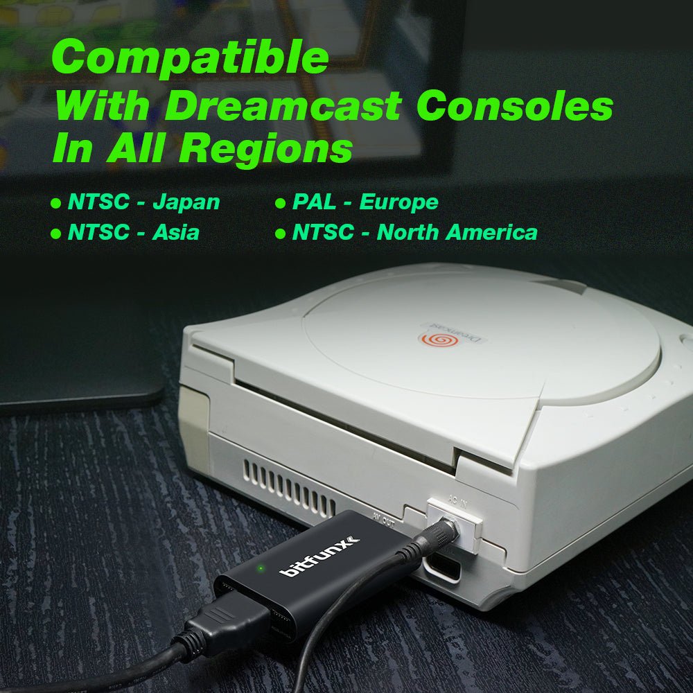 Bitfunx HDMI adapter voor Sega Dreamcast - Gamesellers.nl