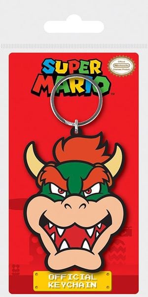 Super Mario - Bowser rubber keychain