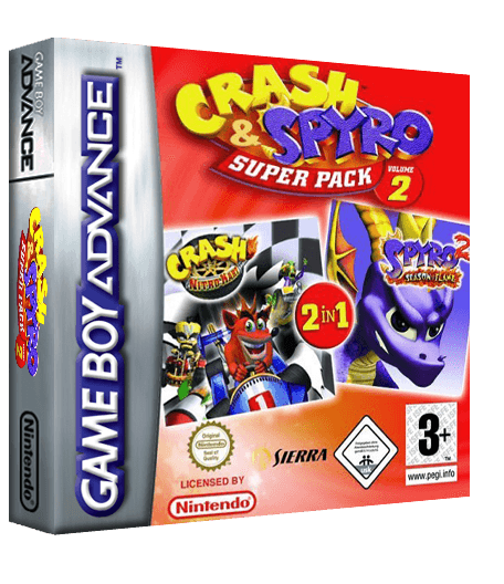 Crash &amp; Spyro superpack vol 2 (losse cassette) - Gamesellers.nl