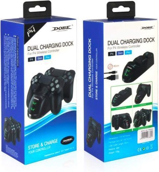 Dobe oplaadstation voor Playstation 4 - Gamesellers.nl