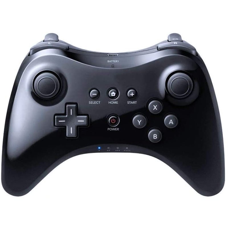 Draadloze Pro controller voor Nintendo Wii U 3rd party zwart - Gamesellers.nl