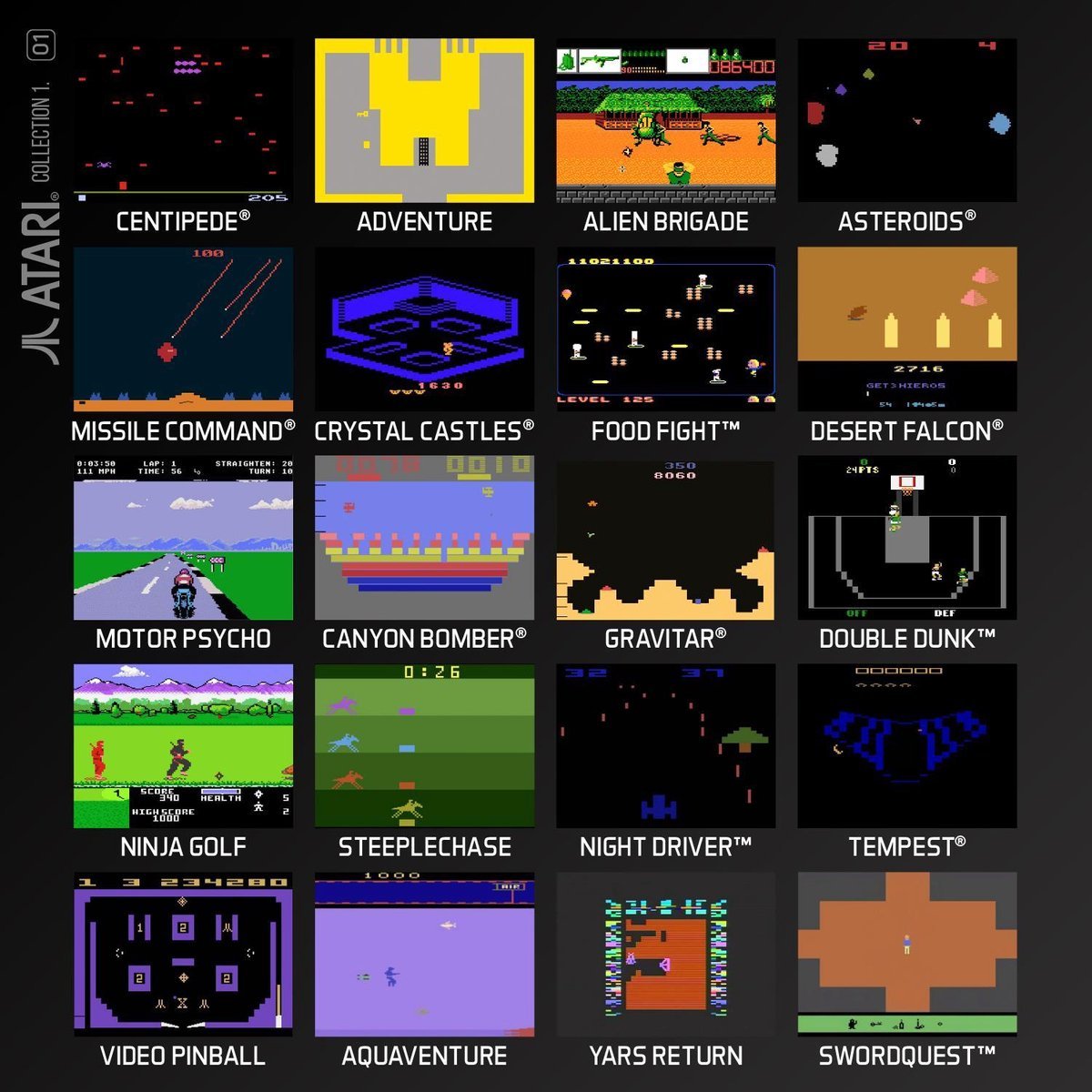 Evercade Atari collection 1 cartridge - Gamesellers.nl