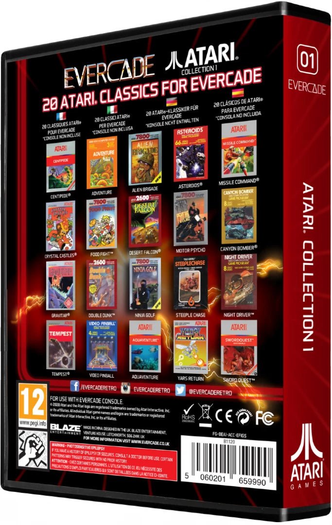 Evercade Atari Collection Cartridge - Main Image