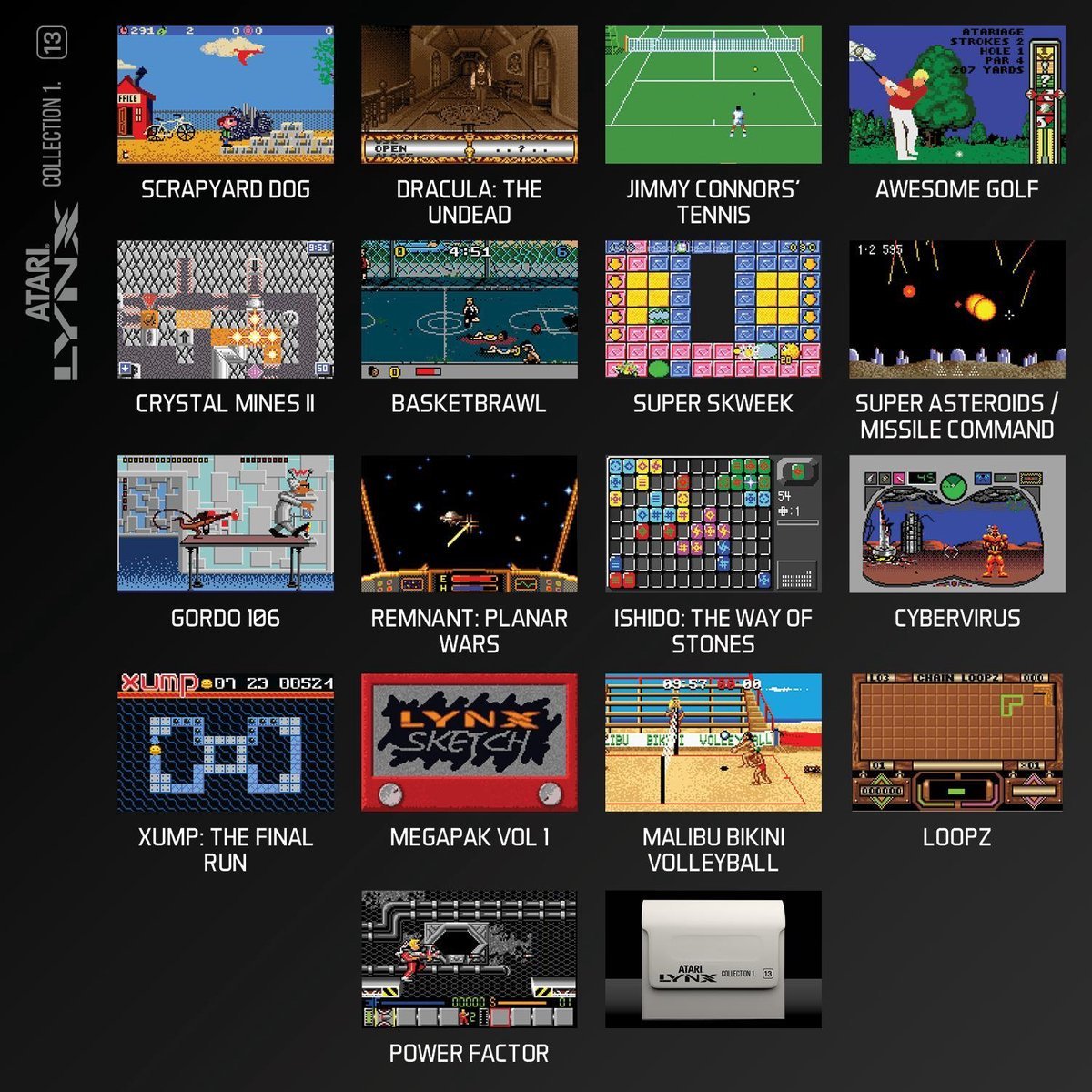 Evercade Atari Lynx Cartridge collection 1 - Gamesellers.nl