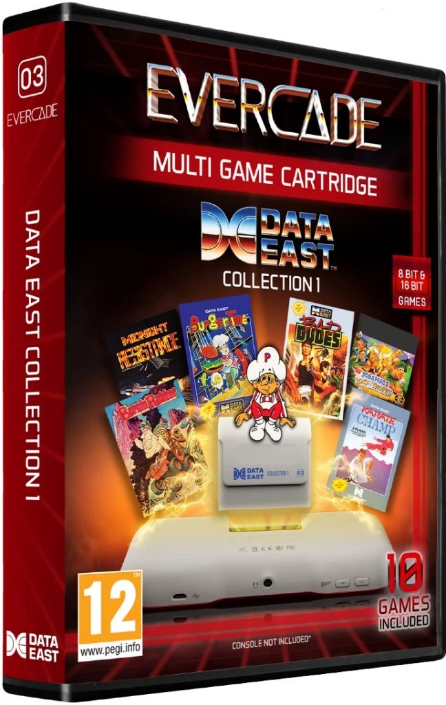 Evercade Data East Collection 1 Cartridge - Gamesellers.nl