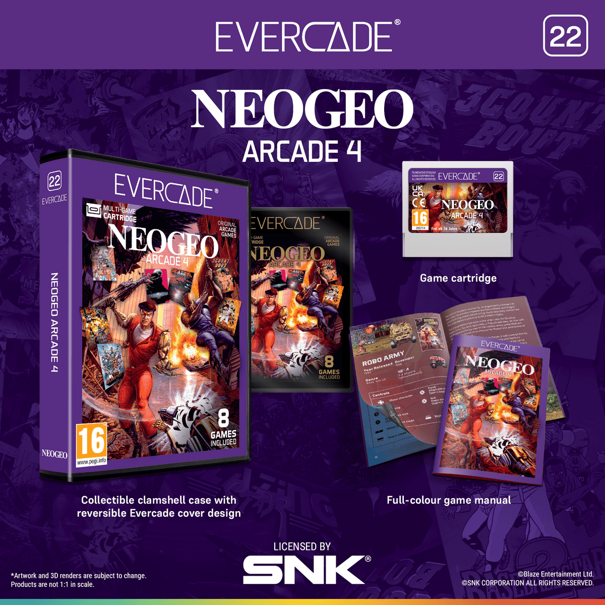 Evercade NEOGEO Arcade Collection 4 - Gamesellers.nl