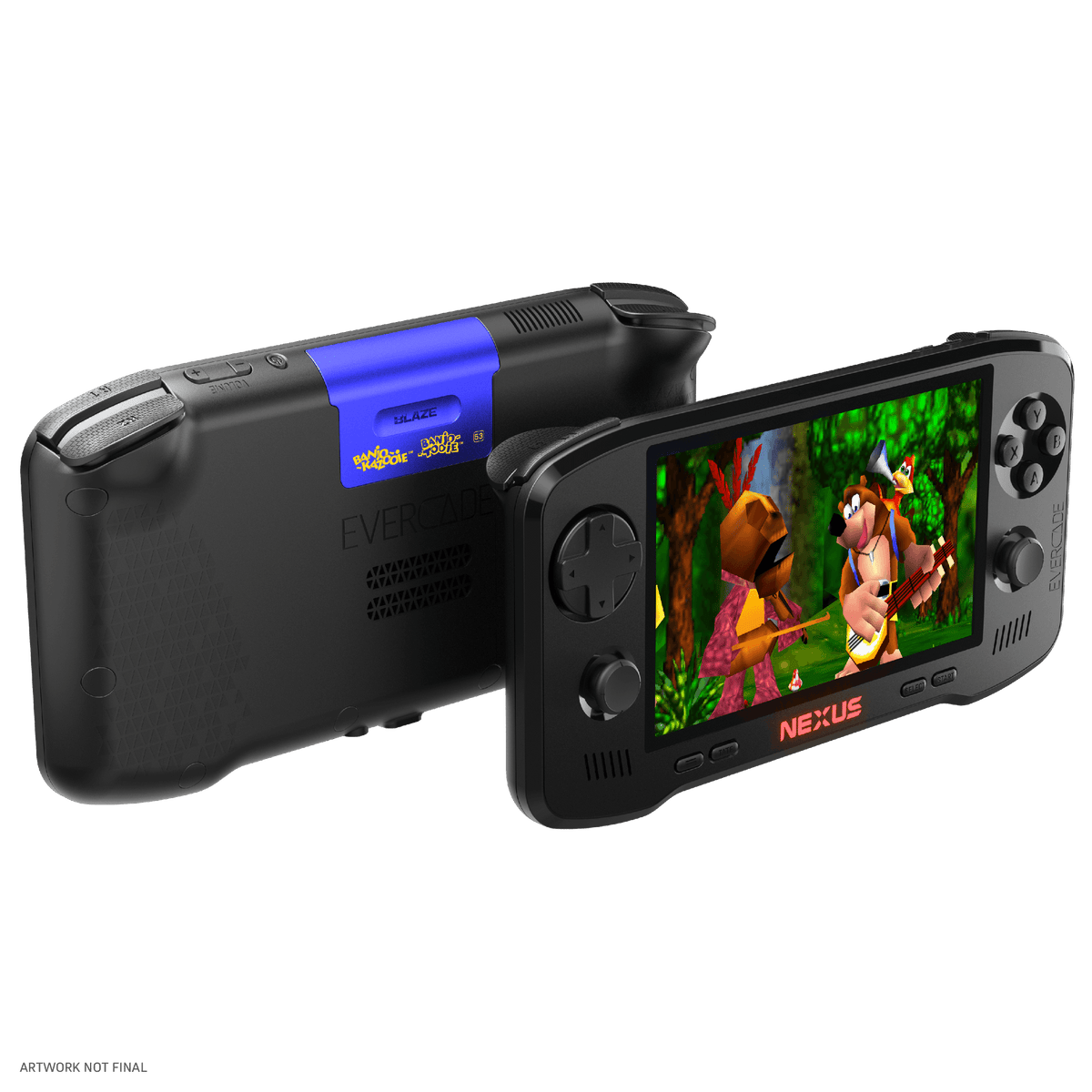 EVERCADE Nexus + Banjo - Kazooie Double Pack + Case - Gamesellers.nl