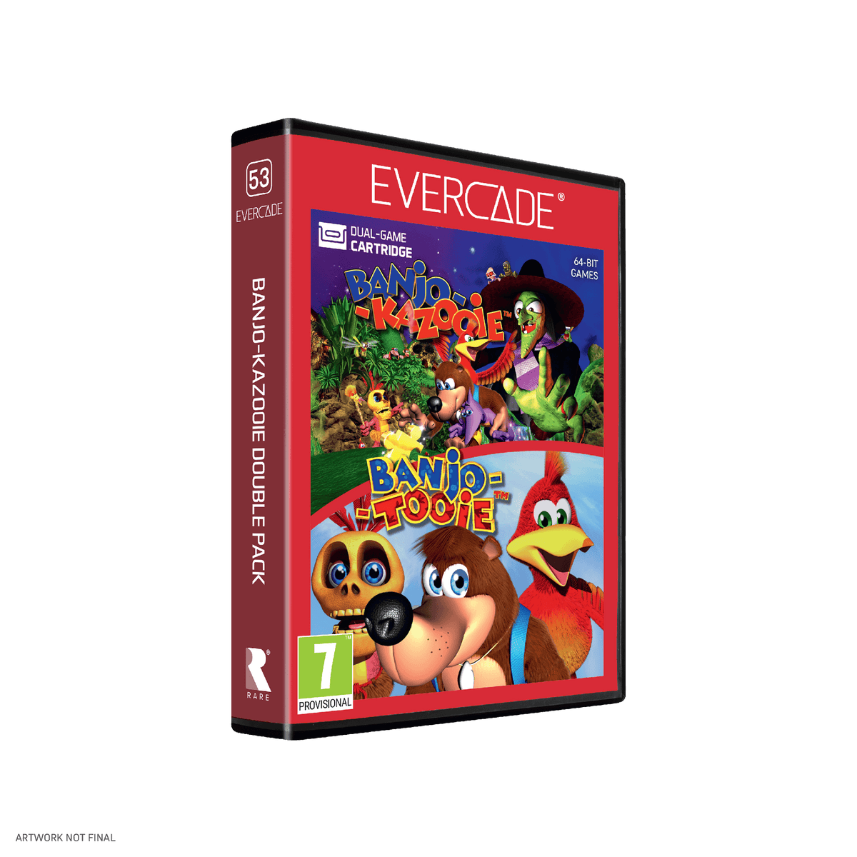 EVERCADE Nexus + Banjo - Kazooie Double Pack + Case - Gamesellers.nl