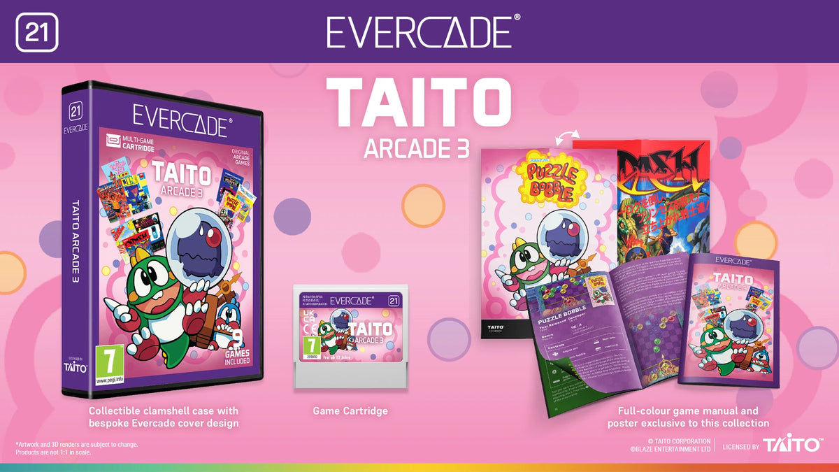 Evercade Taito Arcade 3