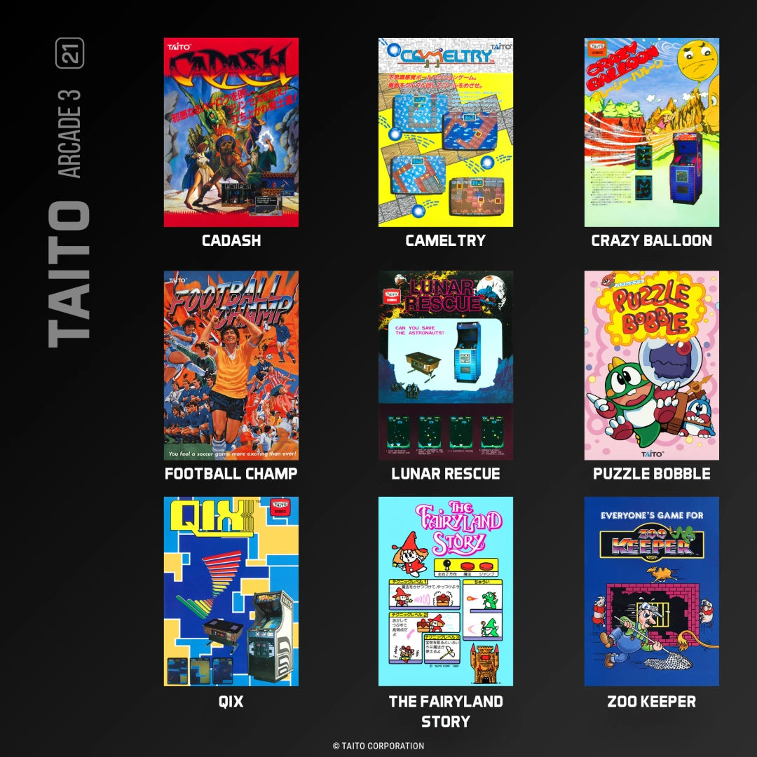 Evercade Taito Arcade 3