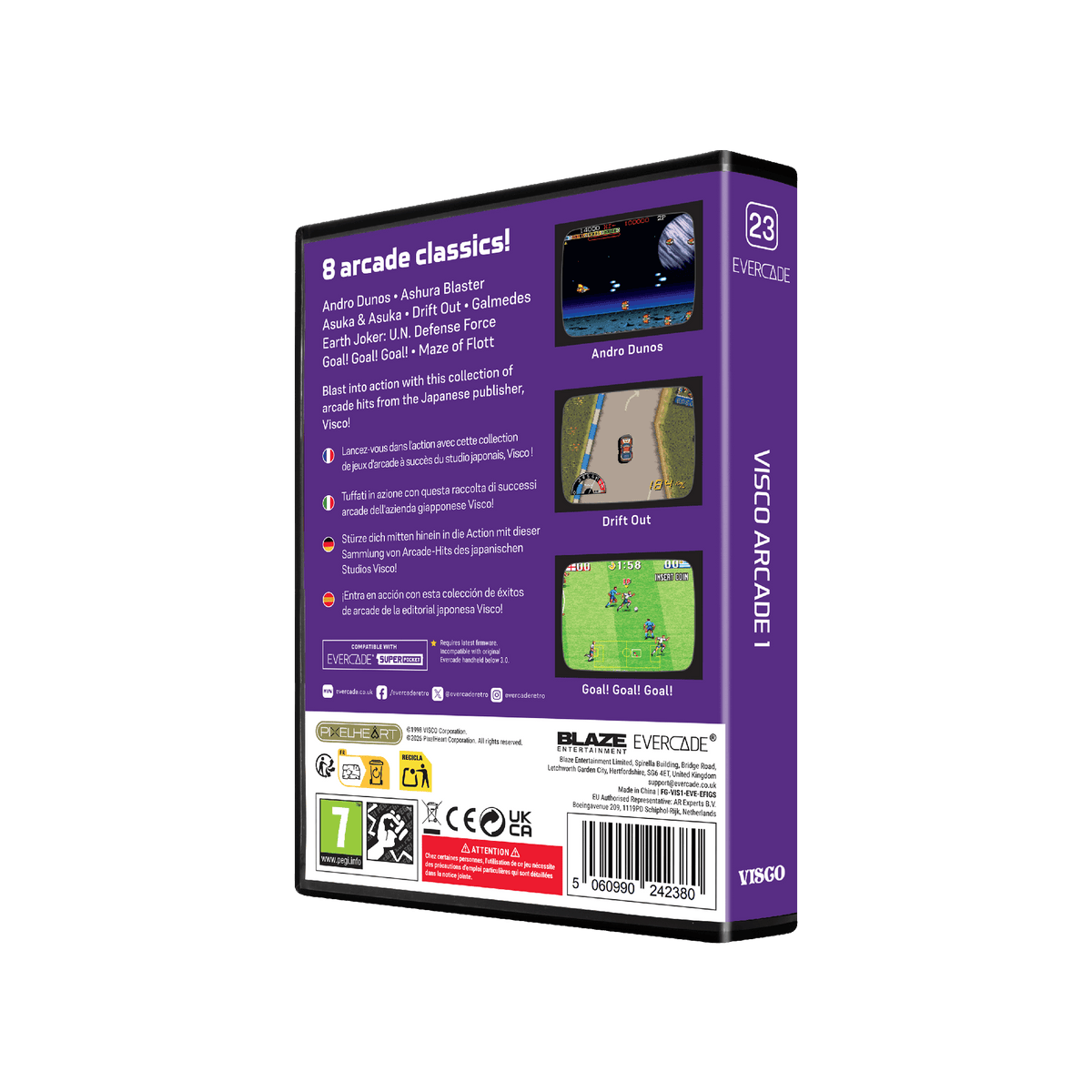 Evercade VISCO Arcade Collection 1 - Gamesellers.nl