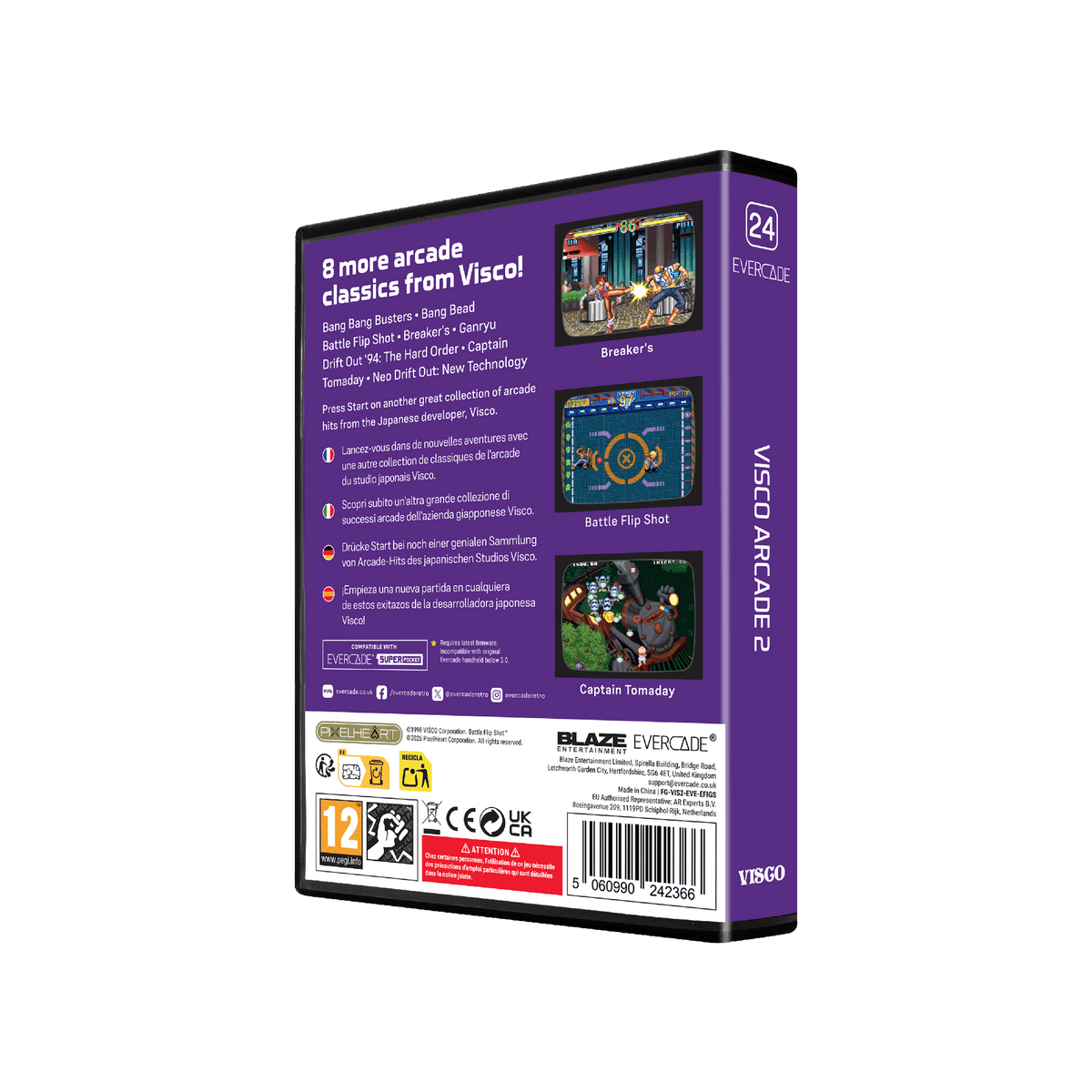 Evercade VISCO Arcade Collection 2 - Gamesellers.nl