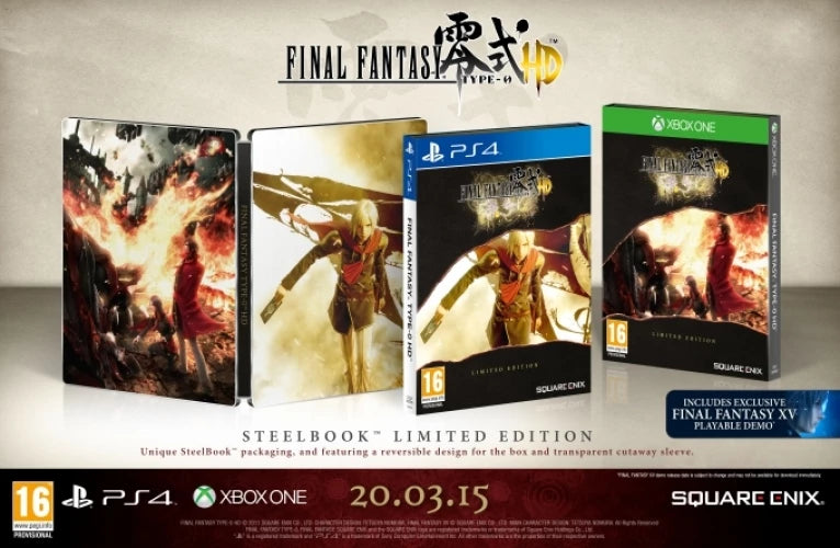 Final Fantasy Type-0 HD - steelbook edition