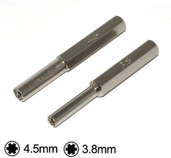 Gamebit set 1x 4,5mm + 1x 3,8mm - Gamesellers.nl