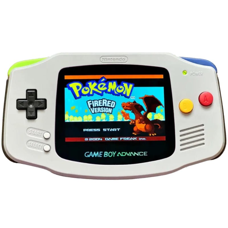 Gameboy Advance grijs met IPS V5 scherm - Gamesellers.nl