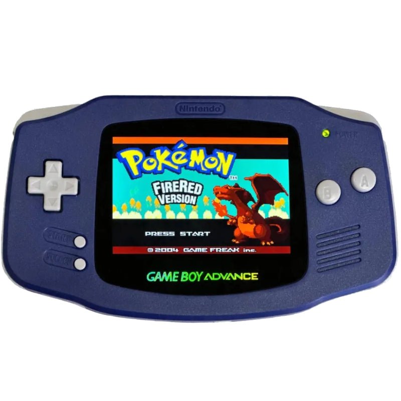 Gameboy Advance Indigo met IPS V5 scherm - Gamesellers.nl