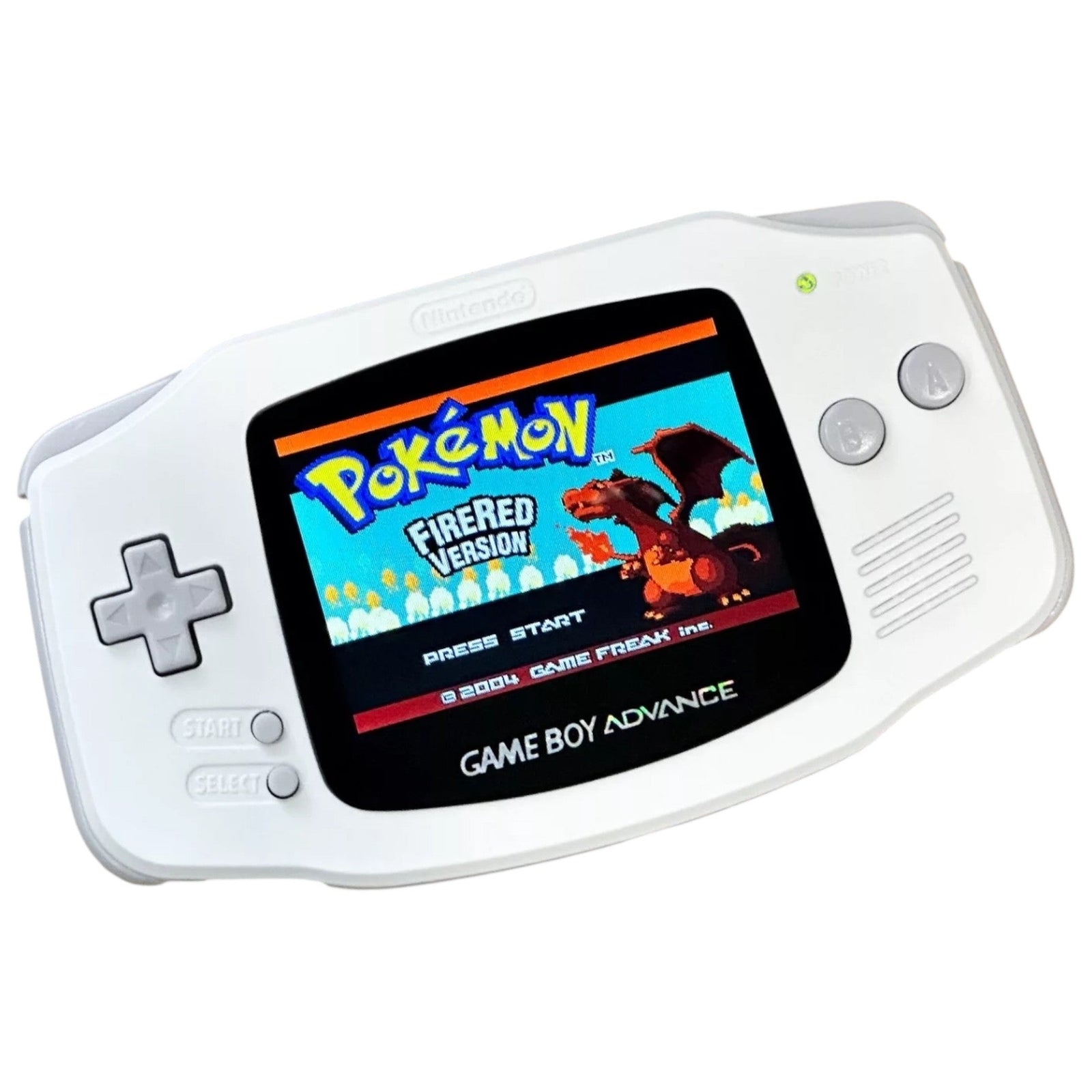 Gameboy Advance White met IPS V5 scherm - Gamesellers.nl