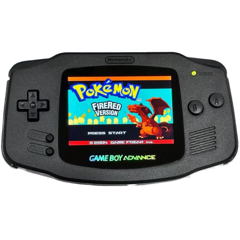 Gameboy Advance Zwart met IPS V5 scherm - Gamesellers.nl