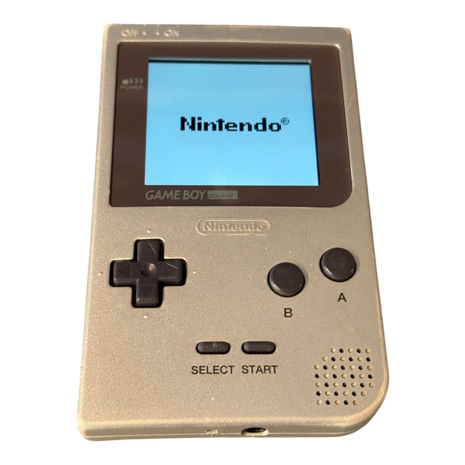 Gameboy pocket silver met IPS scherm - Gamesellers.nl