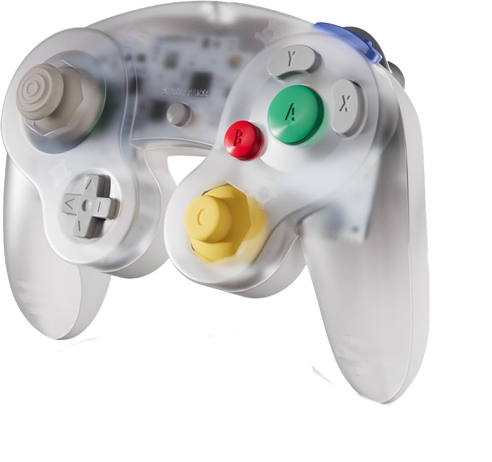 Gamecube controller transparant clear origineel refurbished - Gamesellers.nl