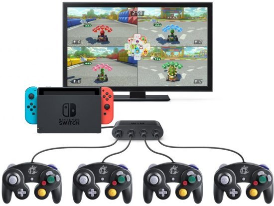 GameCube USB controller adapter voor Switch, Wii U en PC (verpakking beschadigd) - Gamesellers.nl