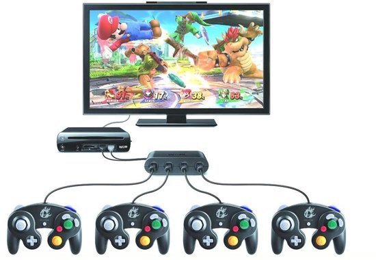GameCube USB controller adapter voor Switch, Wii U en PC (verpakking beschadigd) - Gamesellers.nl