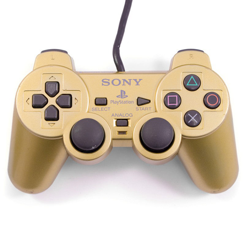 Sony Dual Shock 2 controller voor Playstation 2 Gold origineel Gamesellers.nl
