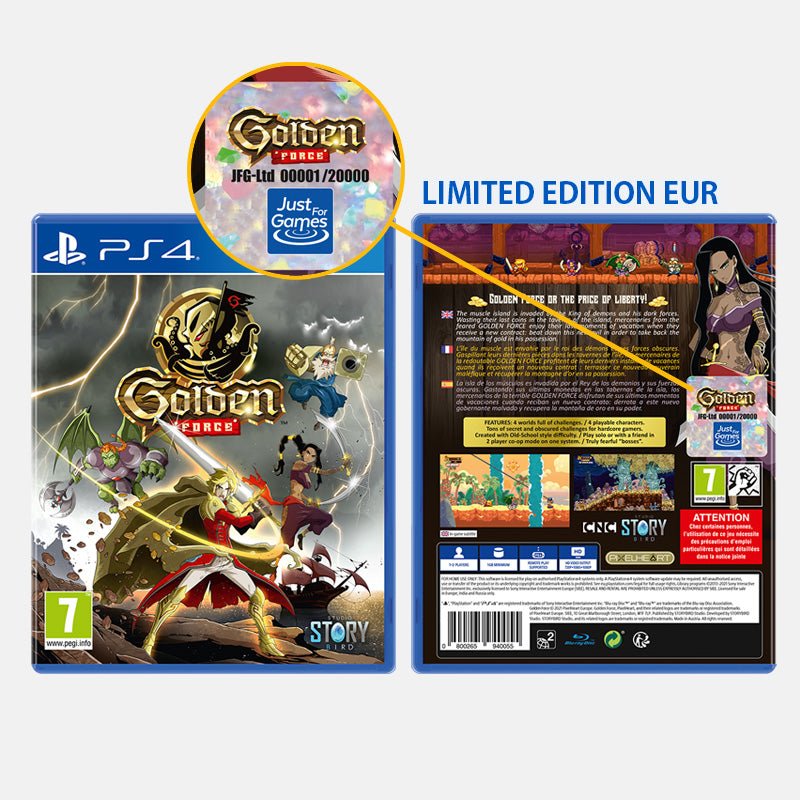 Golden Force just for games numbered edition - Gamesellers.nl