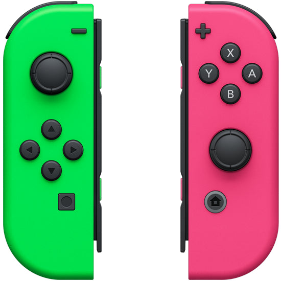 Nintendo Switch Joy-Con Controller paar - neon green / neon pink Gamesellers.nl