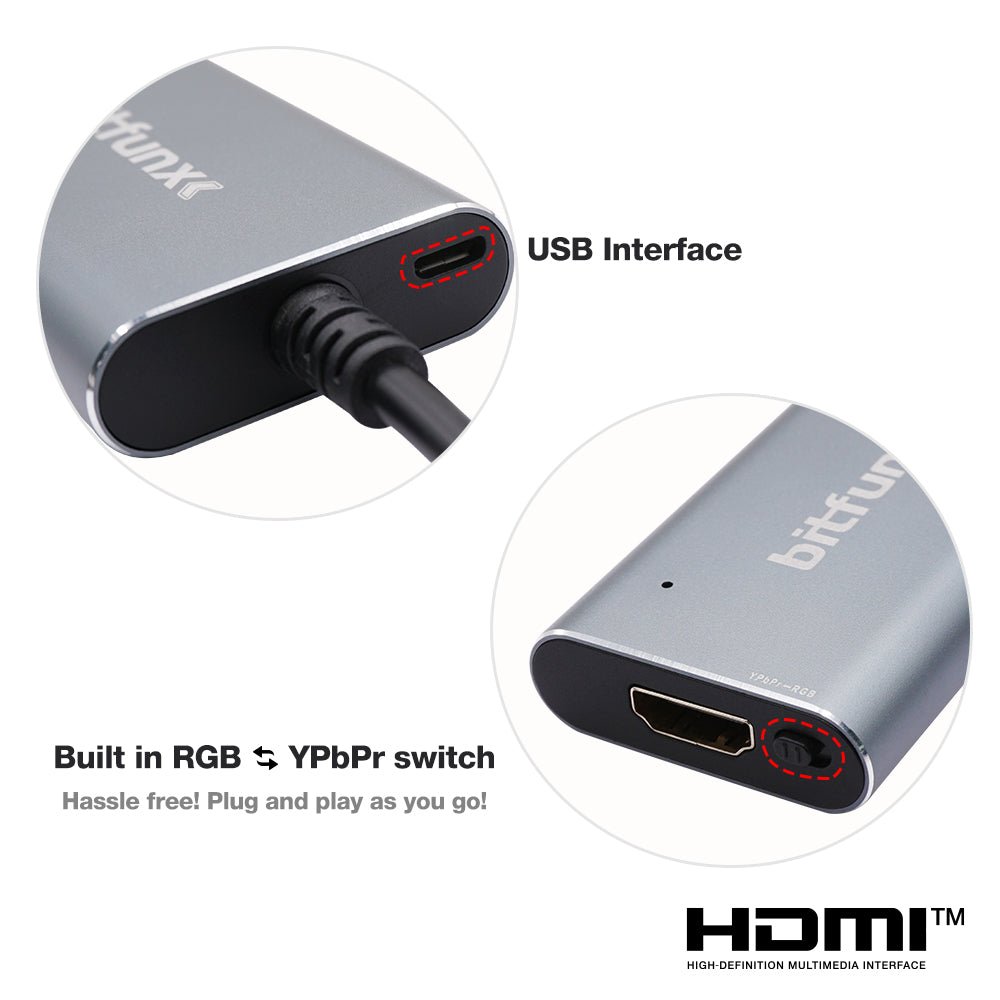HDMI adapter / omvormer voor Playstation 1 / Playstation 2 - Gamesellers.nl