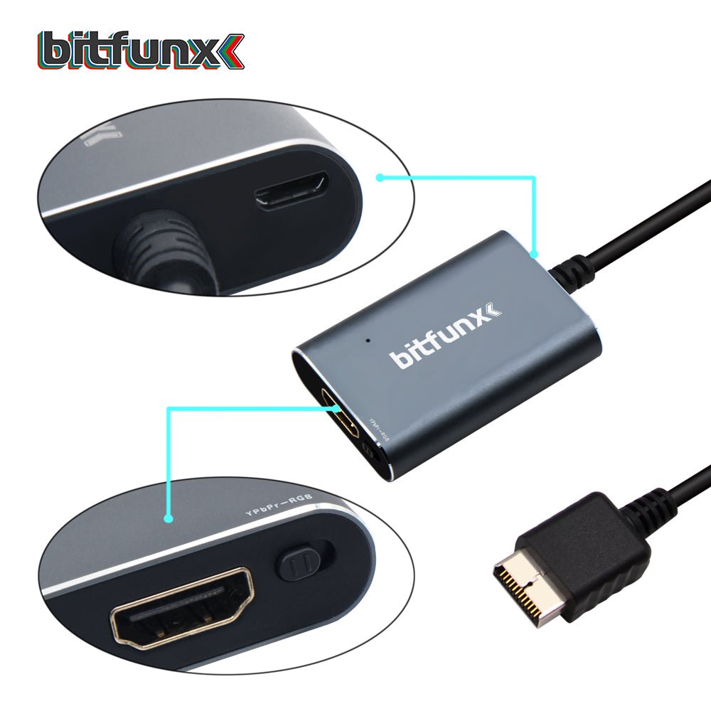 HDMI adapter / omvormer voor Playstation 2 - Gamesellers.nl