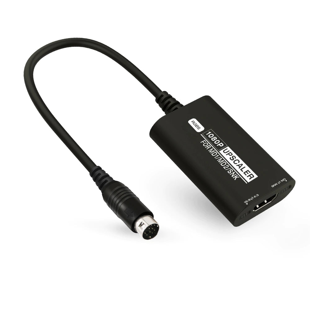 HDMI adapter / omvormer voor Sega Mega Drive 1 / Mega Drive 2 - Gamesellers.nl