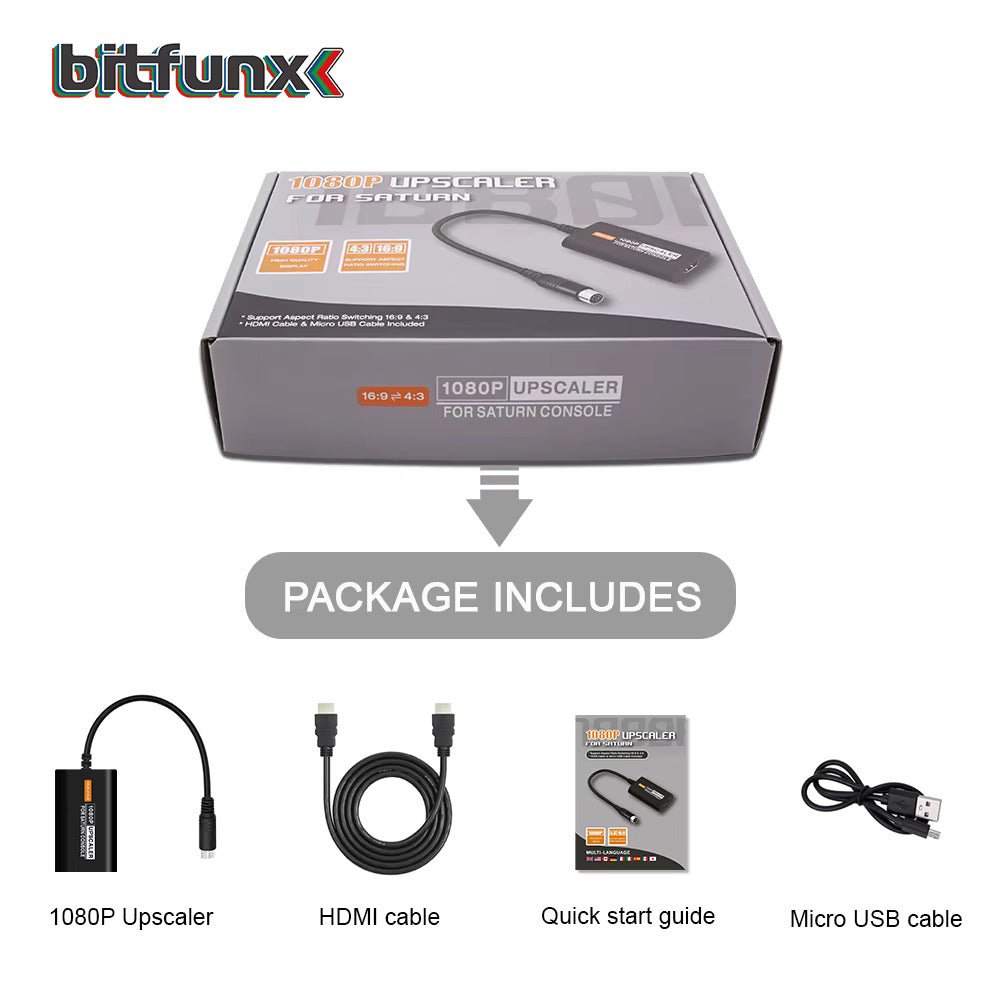 HDMI adapter voor Sega Saturn - Gamesellers.nl