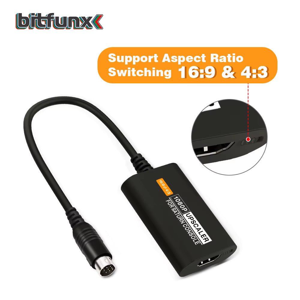 HDMI adapter voor Sega Saturn - Gamesellers.nl