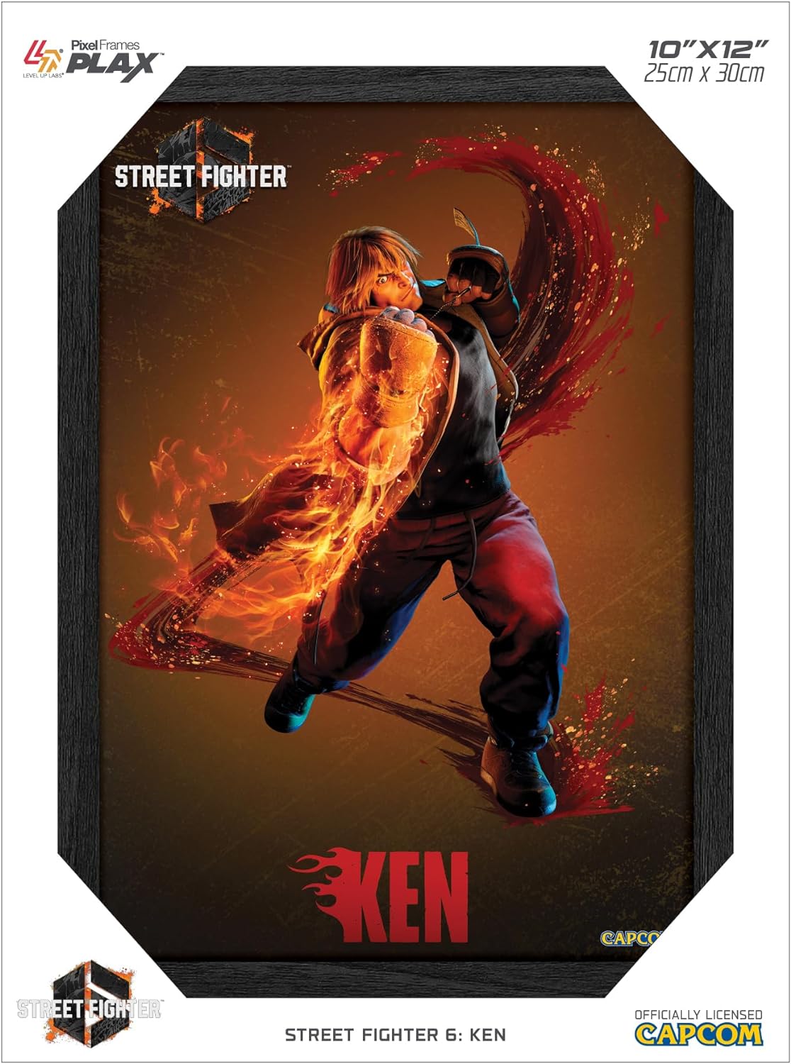 Pixel Frames Plax - Street Fighter 6: Ken