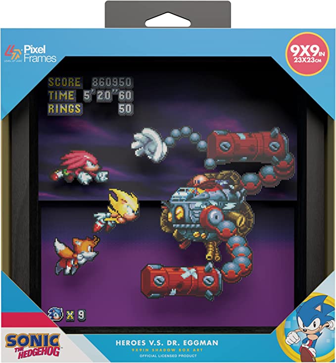 Pixel Frames - Sonic Mania Heroes vs Dr. Eggman Gamesellers.nl