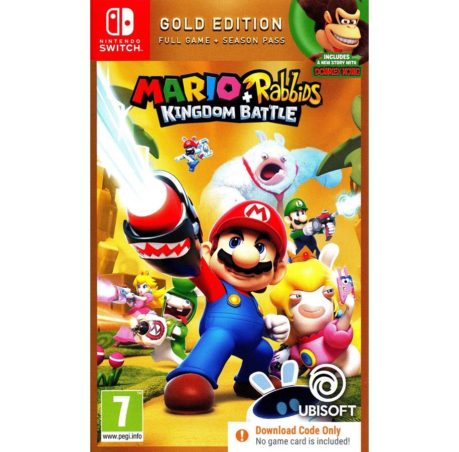 Mario + Rabbids kingdom battle gold edition (code in box) - Gamesellers.nl