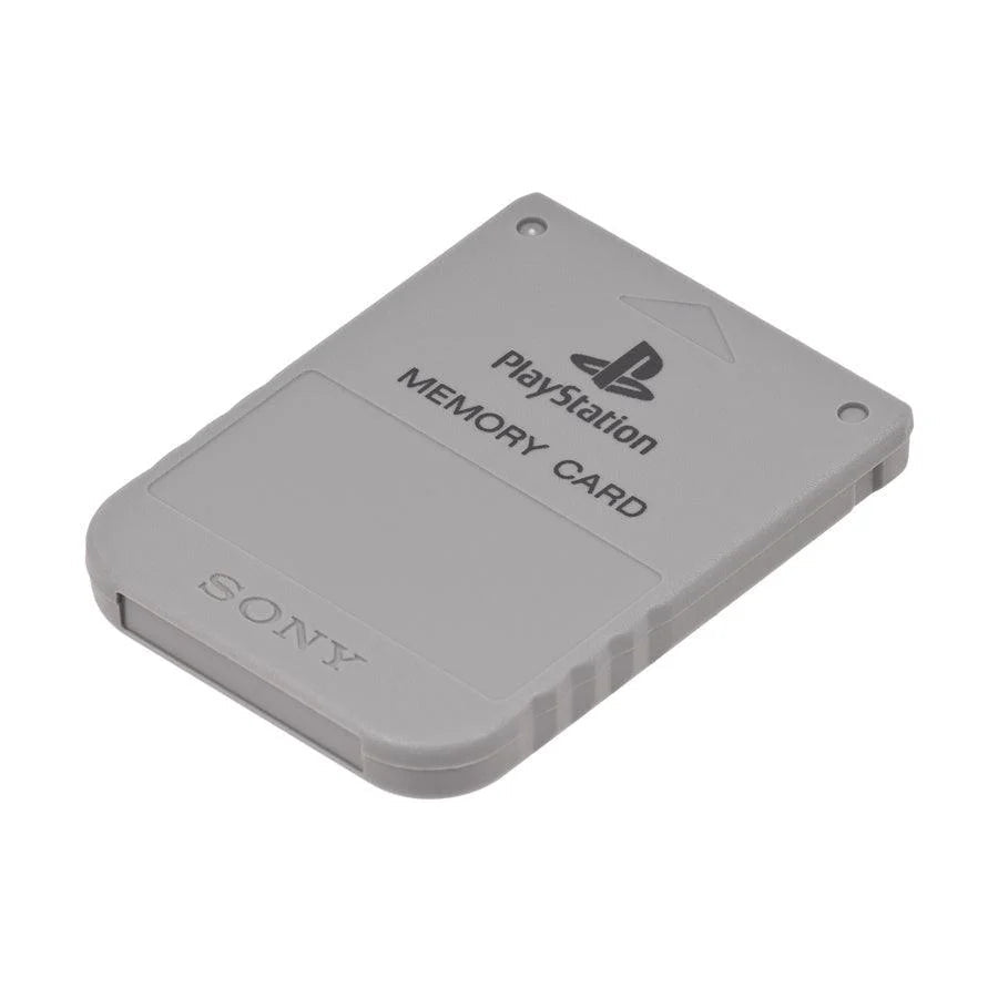 Memory card voor Playstation 1 / PSX / PSOne - Classic grey - Origineel - Gamesellers.nl