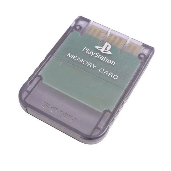 Memory card voor Playstation 1 / PSX / PSOne - Slate grey - Origineel - Gamesellers.nl