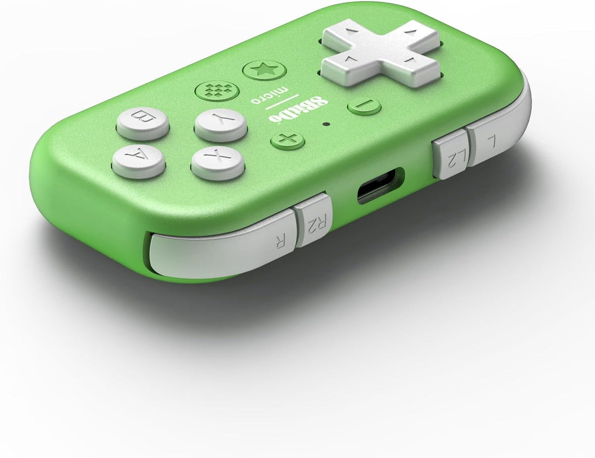8BitDo micro bluetooth controller green Gamesellers.nl
