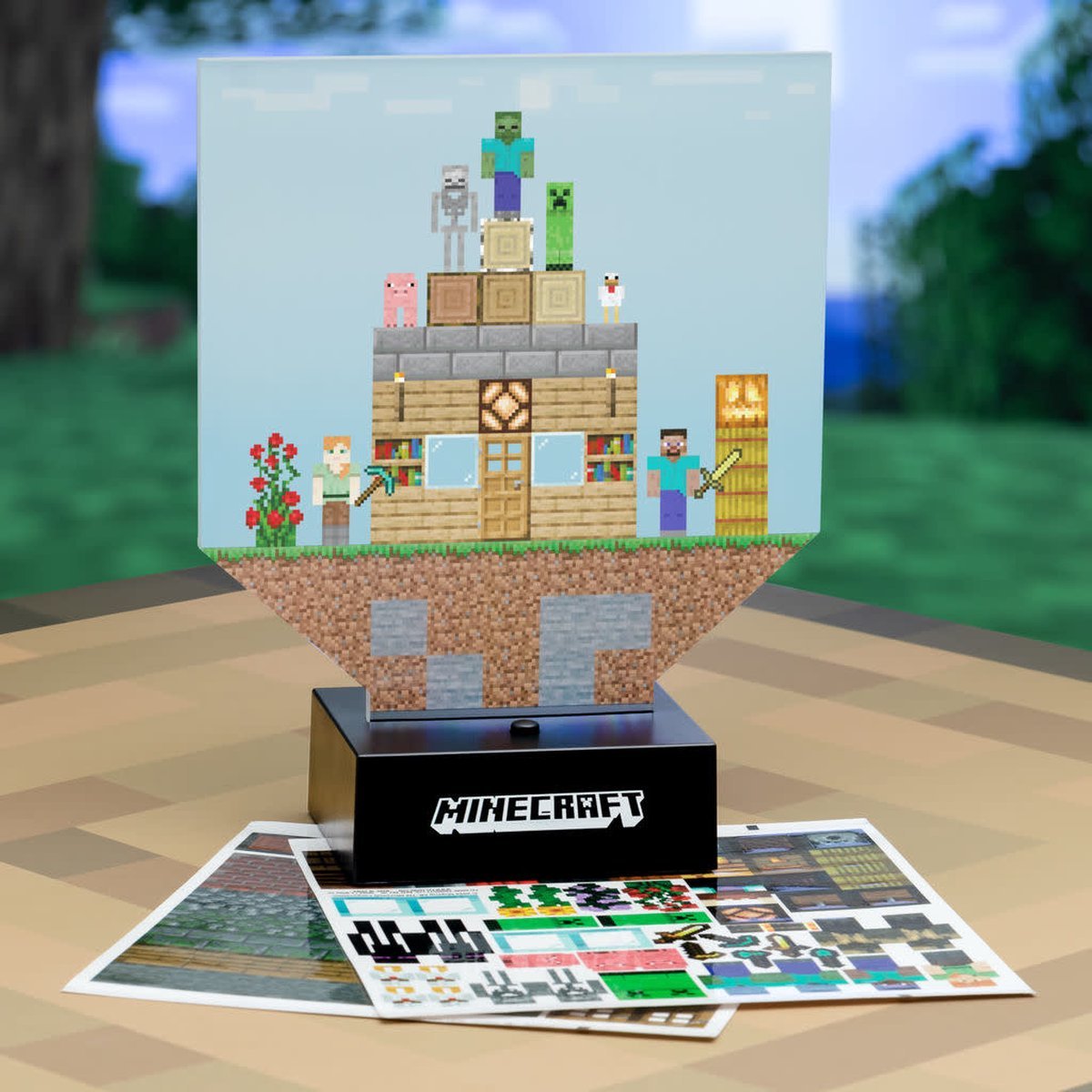 Minecraft Build a level acrylic light - Gamesellers.nl