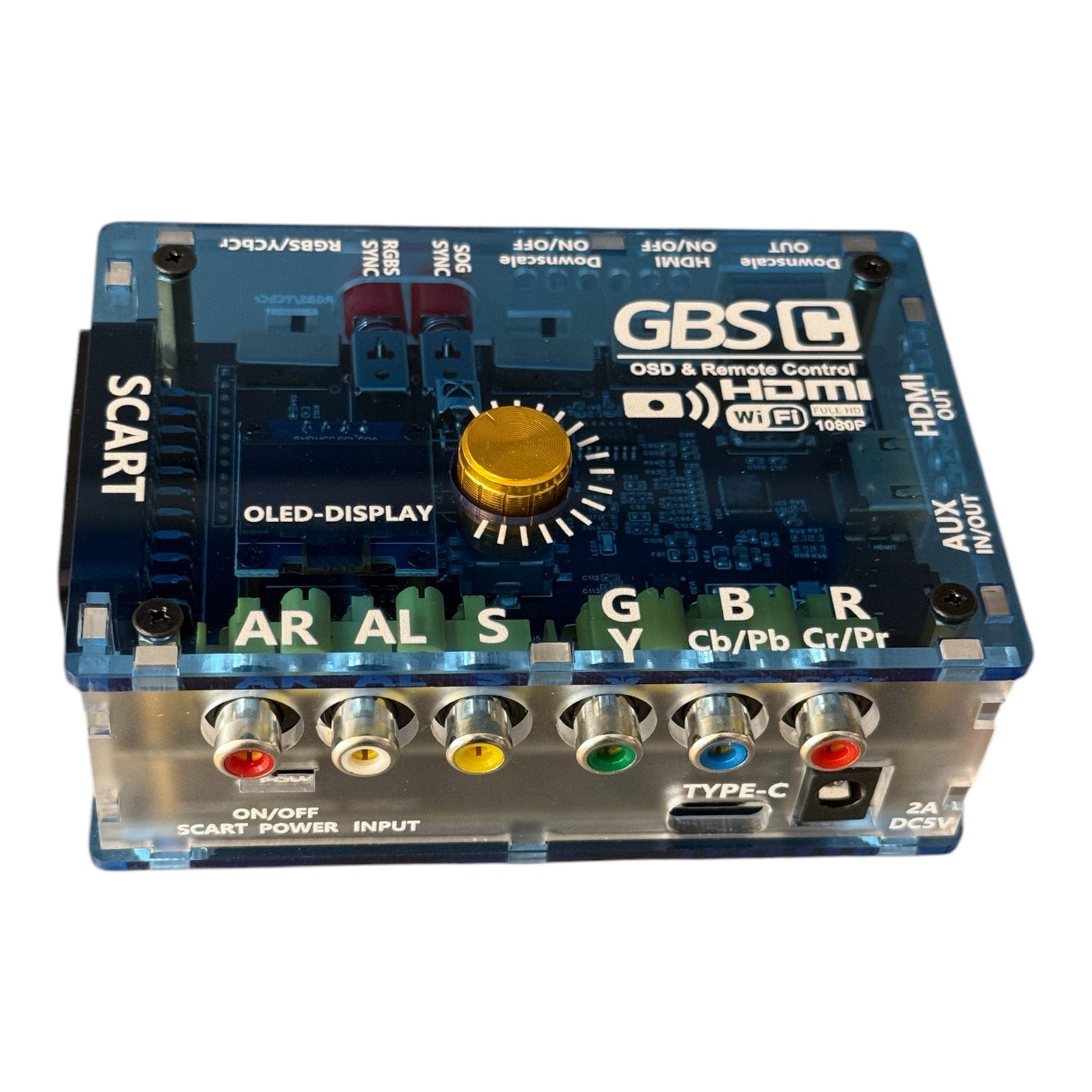 Mini GBS Control RGB / VGA / Component naar HDMI converter / upscaler - Gamesellers.nl