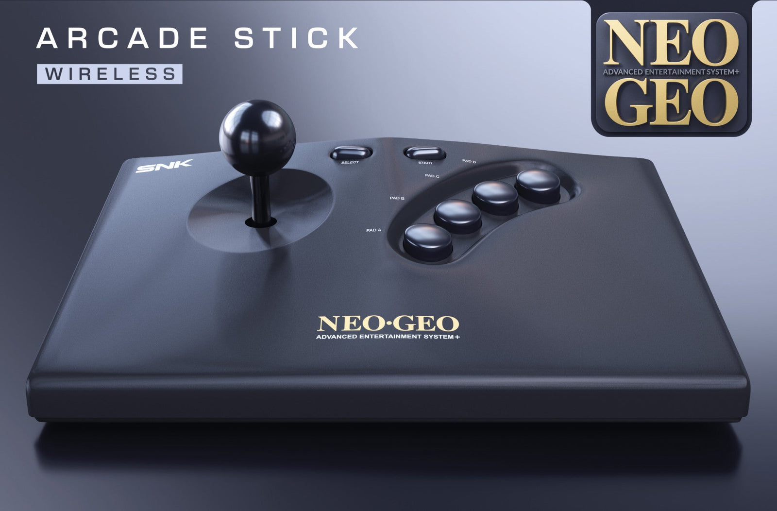 NEOGEO AES+ Arcade Stick black - Gamesellers.nl