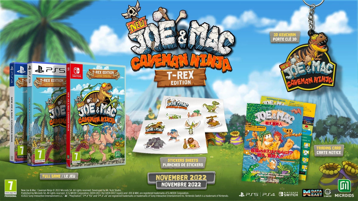 New Joe & Mac Caveman Ninja - T-Rex Edition - Gamesellers.nl
