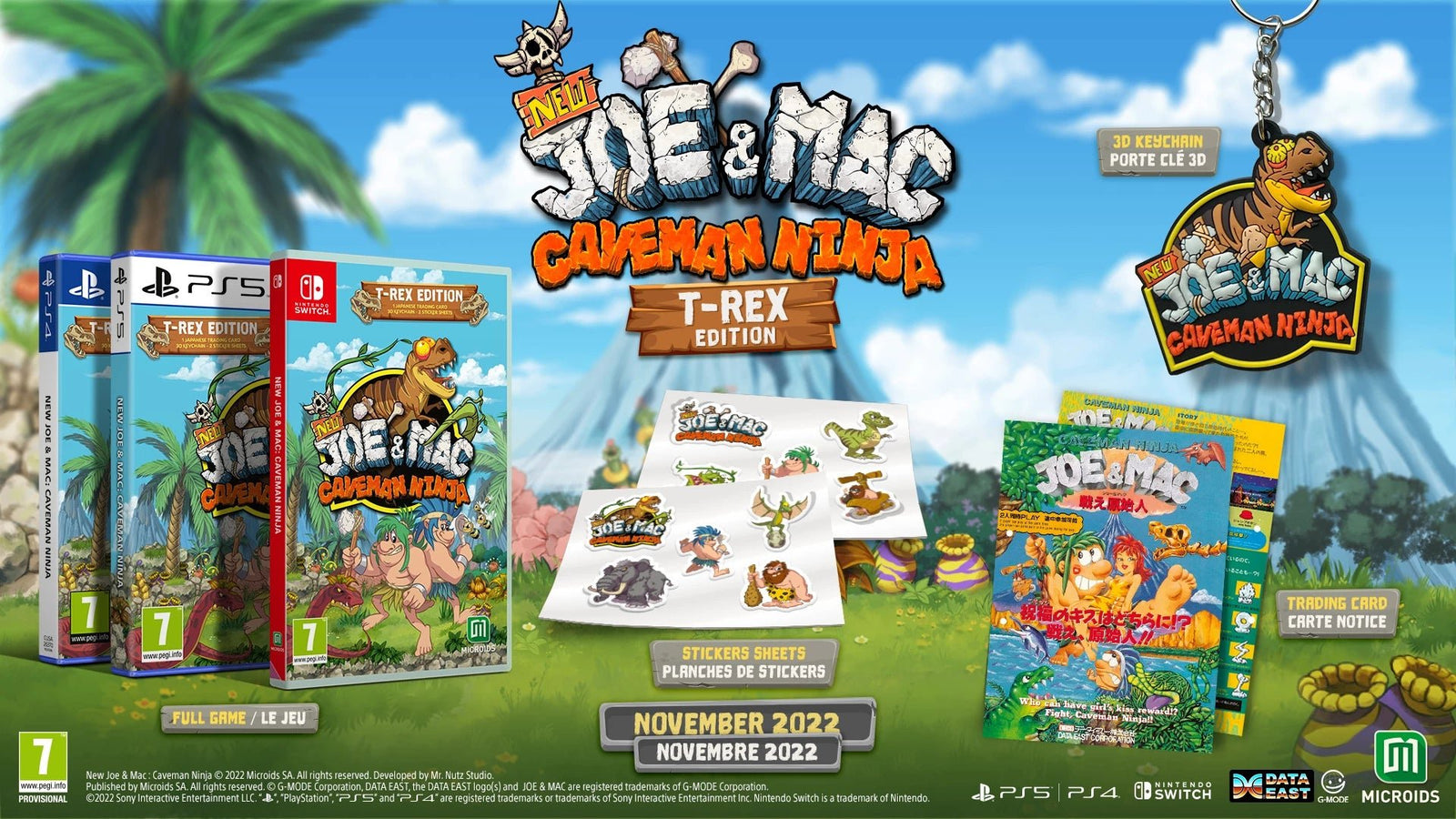 New Joe & Mac Caveman Ninja - T-Rex Edition - Gamesellers.nl