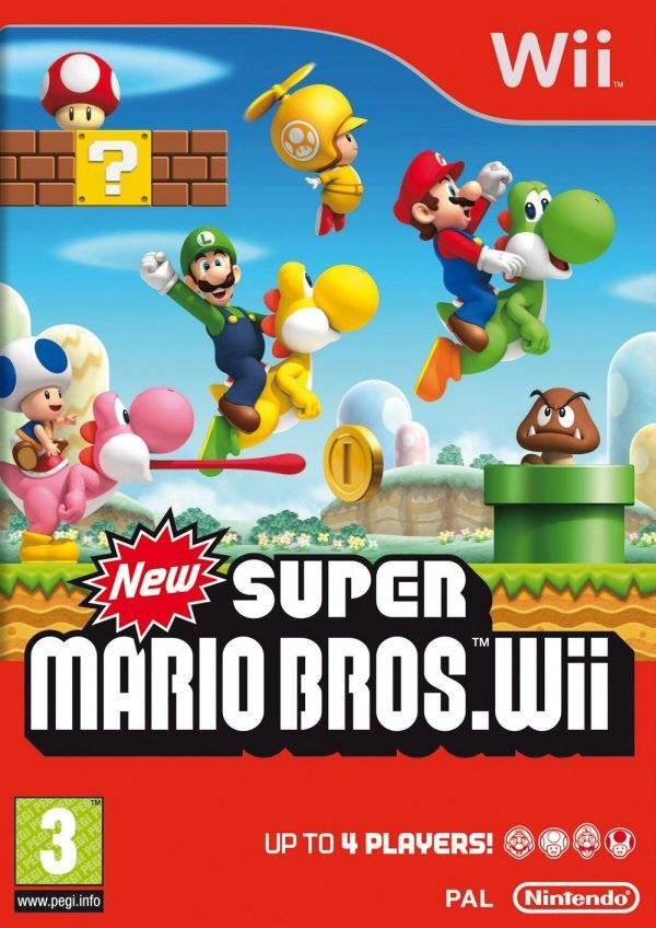 New super Mario bros Wii (sleeve) - Gamesellers.nl