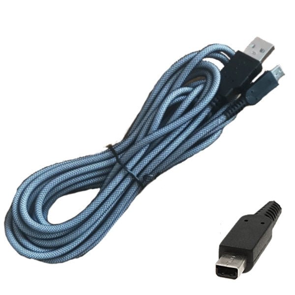 Nintendo 2DS / 3DS / DSi Premium USB lader zwart 3 meter - Gamesellers.nl