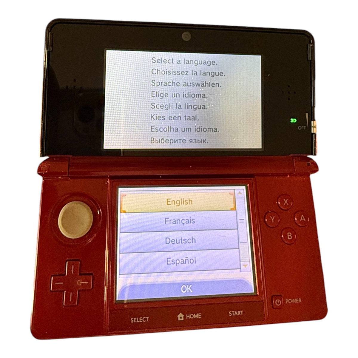 Nintendo 3DS metallic red budget - Gamesellers.nl