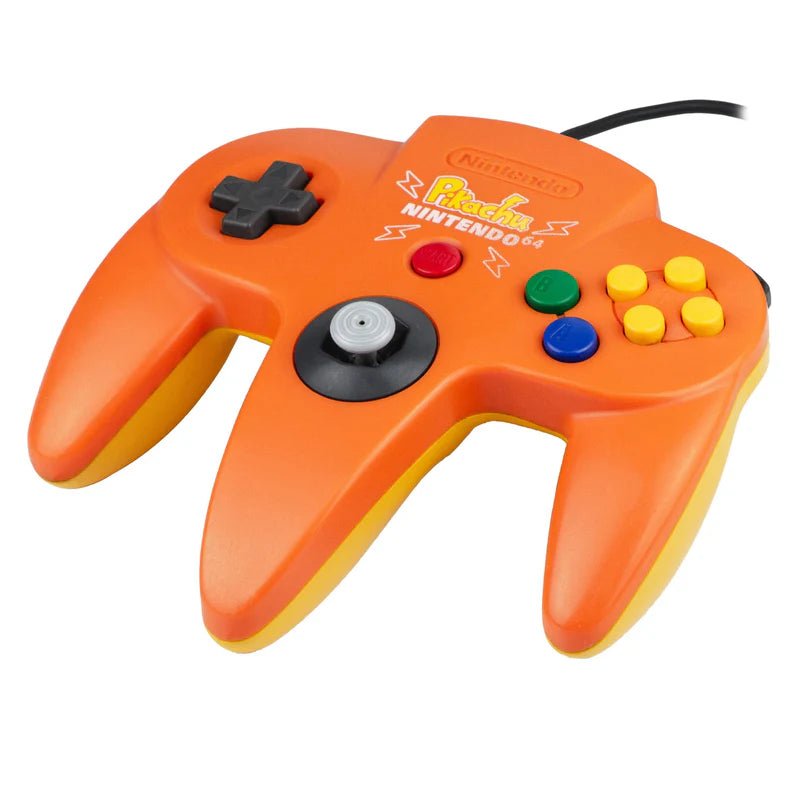 Nintendo 64 controller Pikachu Orange origineel - Gamesellers.nl