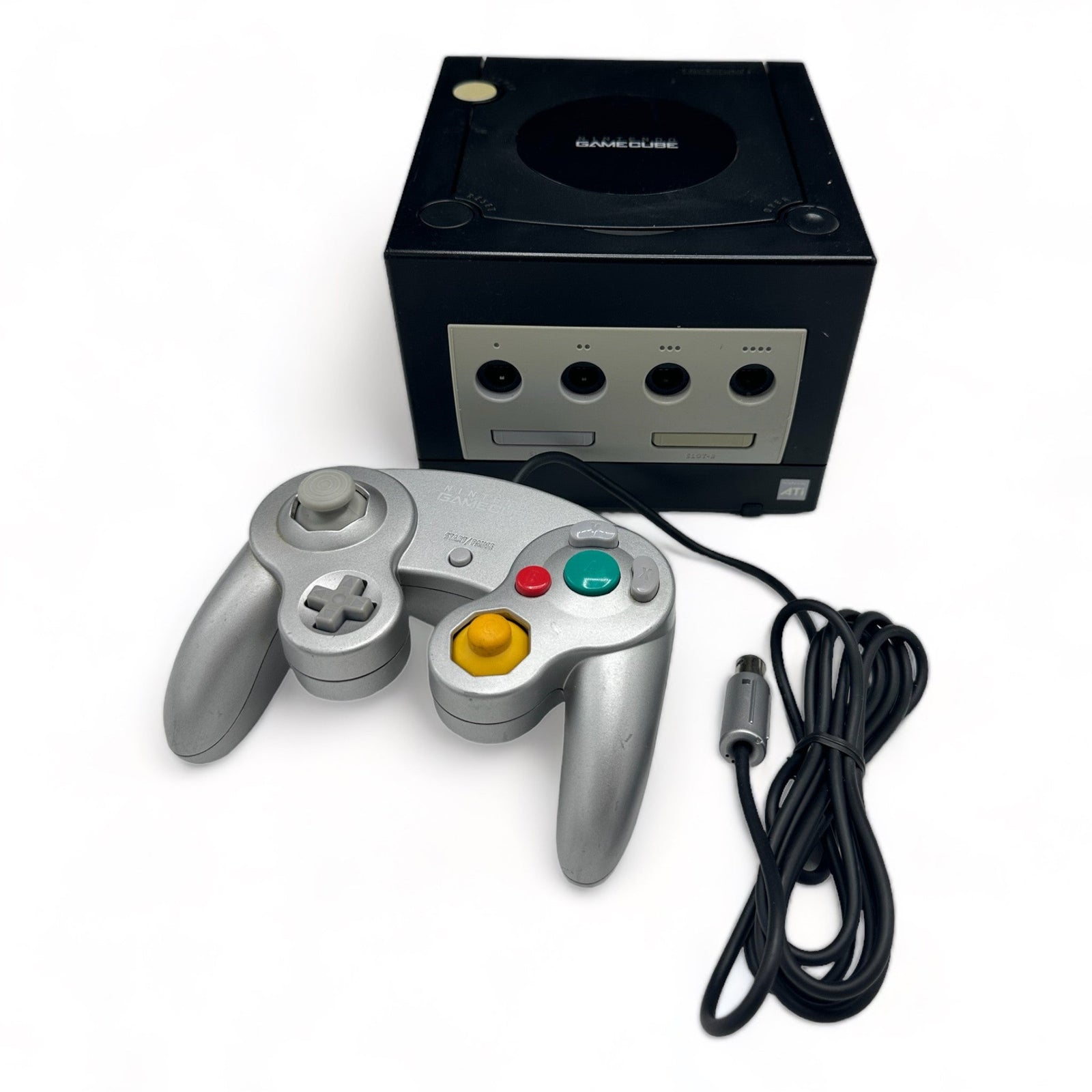 Nintendo Gamecube jet black + originele controller silver - Gamesellers.nl